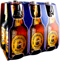 6-pack Фленсбургер Вайзен 0,33*6 с/б - фото 12962