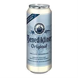 Бенедиктинер Ориджинал Хель 0,5*24 ж/б - фото 8520