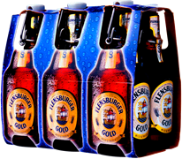 6-pack Фленсбургер Голд 0,33*6 с/б